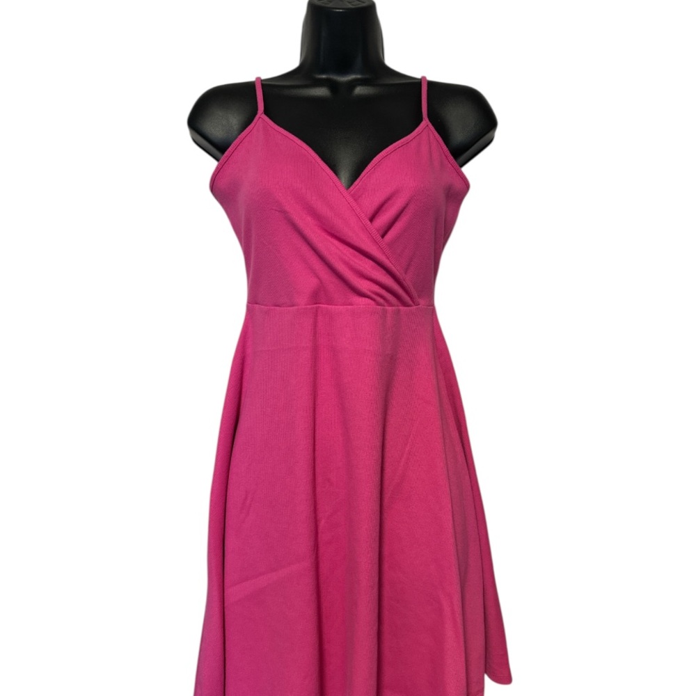 Cute Pink Spaghetti Strap Dress